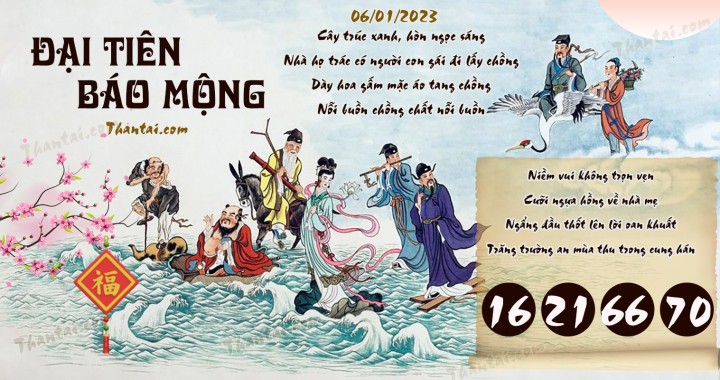 Đại Tiên Báo Mộng 01/01/2023
