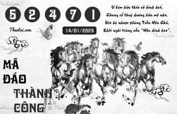 MÃ ĐÁO THÀNH CÔNG 14/01/2025