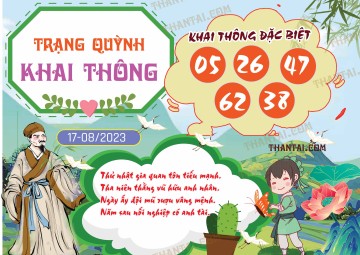 Trạng Quỳnh Khai Thông 17/08/2023