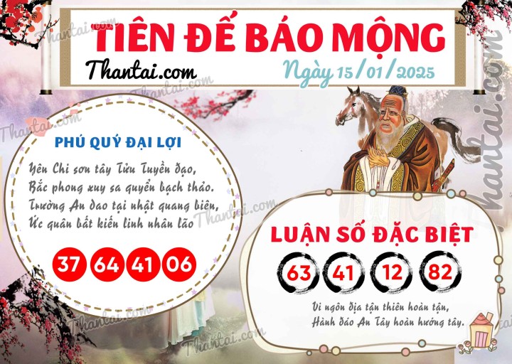Tiên Đế Báo Mộng 31/12/2024
