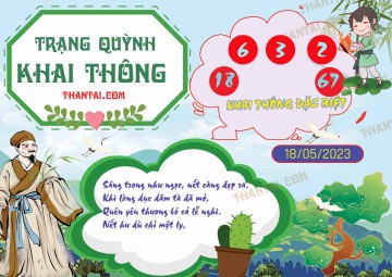 Trạng Quỳnh Khai Thông 18/05/2023