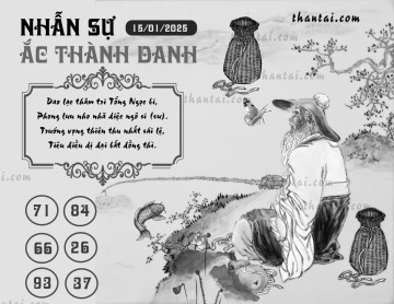NHẪN SỰ ẮC THÀNH DANH 15/01/2025
