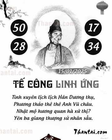 TẾ CÔNG LINH ỨNG 15/01/2025