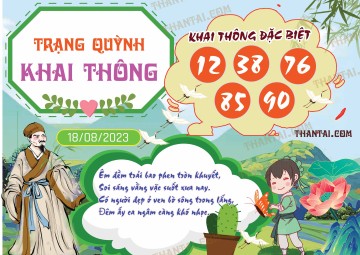 Trạng Quỳnh Khai Thông 18/08/2023