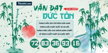 Văn Đạt Đức Tôn 16/01/2025