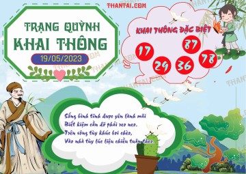 Trạng Quỳnh Khai Thông 19/05/2023