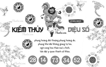 KIẾM THỦY DIỆU SỐ 17/01/2025