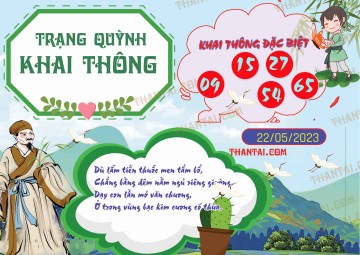 Trạng Quỳnh Khai Thông 22/05/2023