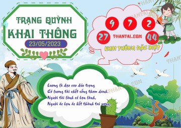 Trạng Quỳnh Khai Thông 23/05/2023