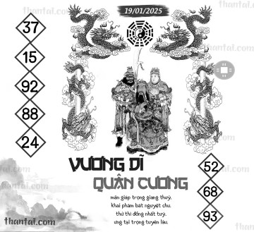 Vương Dĩ Quân Cương 19/01/2025