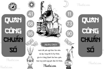 QUAN CÔNG CHUẨN SỐ 20/01/2025