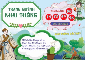 Trạng Quỳnh Khai Thông 25/05/2023