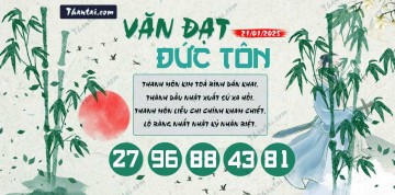 Văn Đạt Đức Tôn 21/01/2025