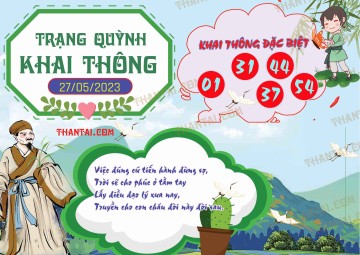 Trạng Quỳnh Khai Thông 27/05/2023