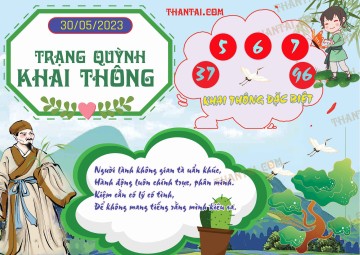 Trạng Quỳnh Khai Thông 30/05/2023