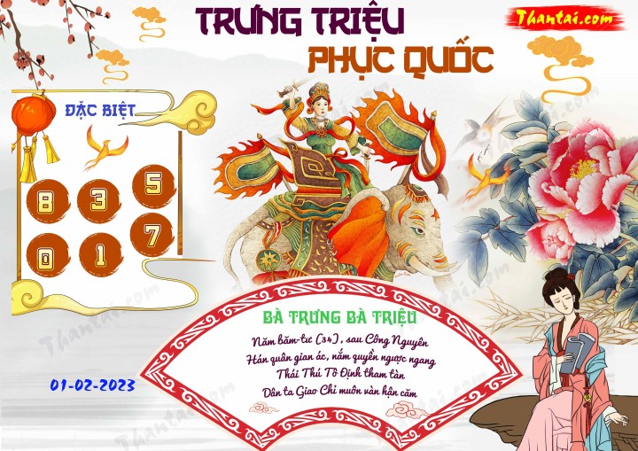 Trưng Triệu Phục Quốc 17/01/2023