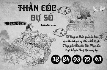 THẦN CÓC DỰ SỐ 26/01/2025