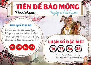 Tiên Đế Báo Mộng 11/02/2025