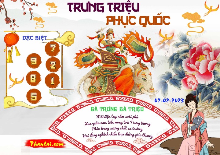 Trưng Triệu Phục Quốc 23/01/2023