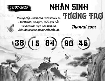 NHÂN SINH TƯƠNG TRỢ 13/02/2025