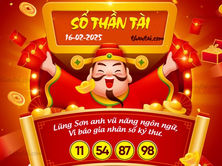 SỔ THẦN TÀI 11/02/2025