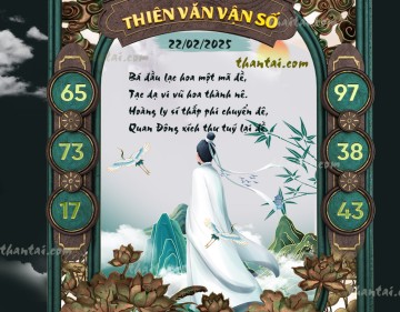 THIÊN VĂN VẬN SỐ 22/02/2025