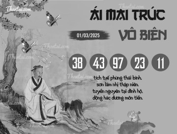 ÁI MAI TRÚC VÔ BIÊN 01/03/2025