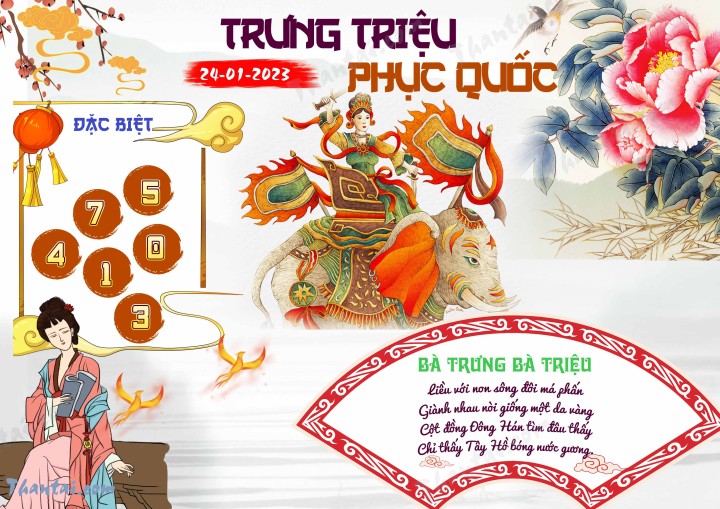 Trưng Triệu Phục Quốc 09/01/2023