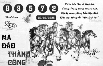 MÃ ĐÁO THÀNH CÔNG 02/03/2025
