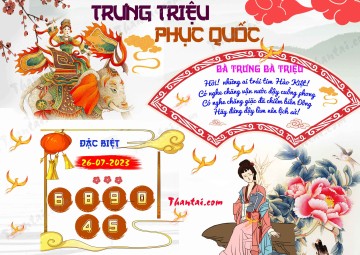 Trưng Triệu Phục Quốc 26/07/2023