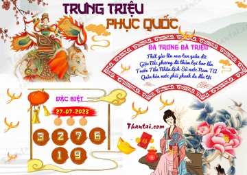 Trưng Triệu Phục Quốc 27/07/2023