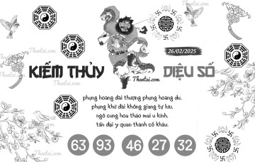 KIẾM THỦY DIỆU SỐ 26/02/2025
