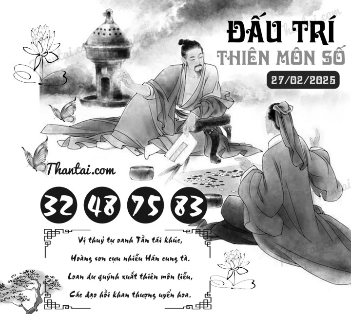 ĐẤU TRÍ THIÊN MÔN SỐ 12/02/2025