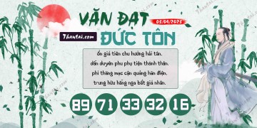 Văn Đạt Đức Tôn 03/04/2023