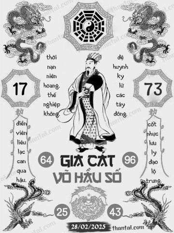 GIA CÁT VÕ HẦU SỐ 28/02/2025