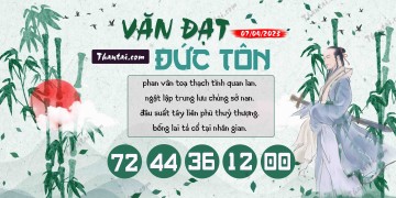 Văn Đạt Đức Tôn 07/04/2023