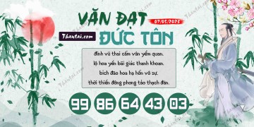 Văn Đạt Đức Tôn 07/05/2023