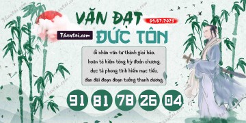 Văn Đạt Đức Tôn 09/07/2023