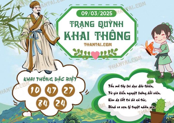 Trạng Quỳnh Khai Thông 22/02/2025