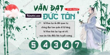 Văn Đạt Đức Tôn 12/01/2023