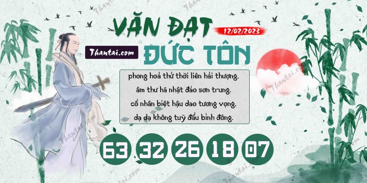 Văn Đạt Đức Tôn 28/01/2023