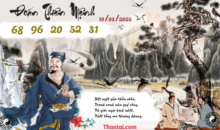 Đoán Thiên Mệnh 23/02/2025