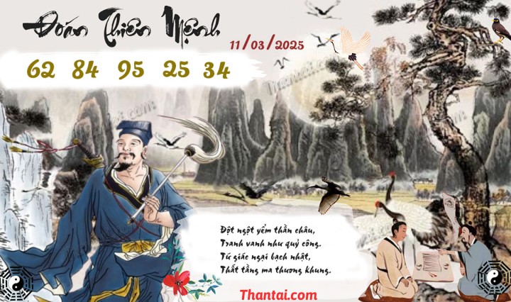 Đoán Thiên Mệnh 24/02/2025