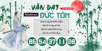 Văn Đạt Đức Tôn 14/06/2023