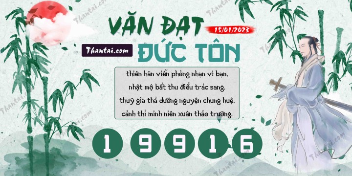 Văn Đạt Đức Tôn 01/01/2023