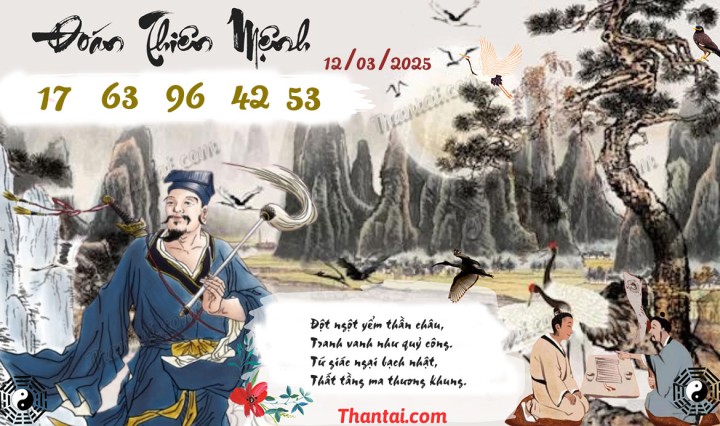 Đoán Thiên Mệnh 25/02/2025