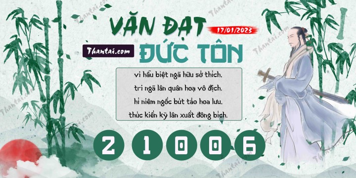 Văn Đạt Đức Tôn 02/01/2023