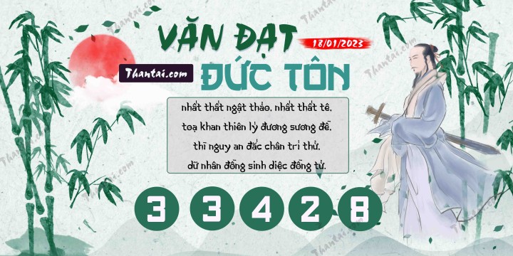 Văn Đạt Đức Tôn 03/01/2023