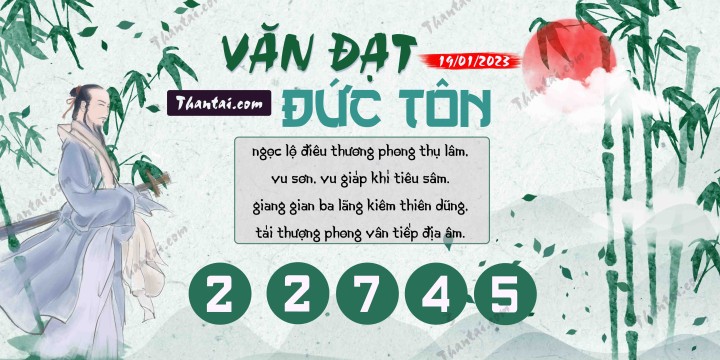 Văn Đạt Đức Tôn 04/01/2023