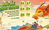 Hình ảnh kho tàng Dấu Ấn Rồng Thiên dự đoán XSMB ngày 16/03/2025